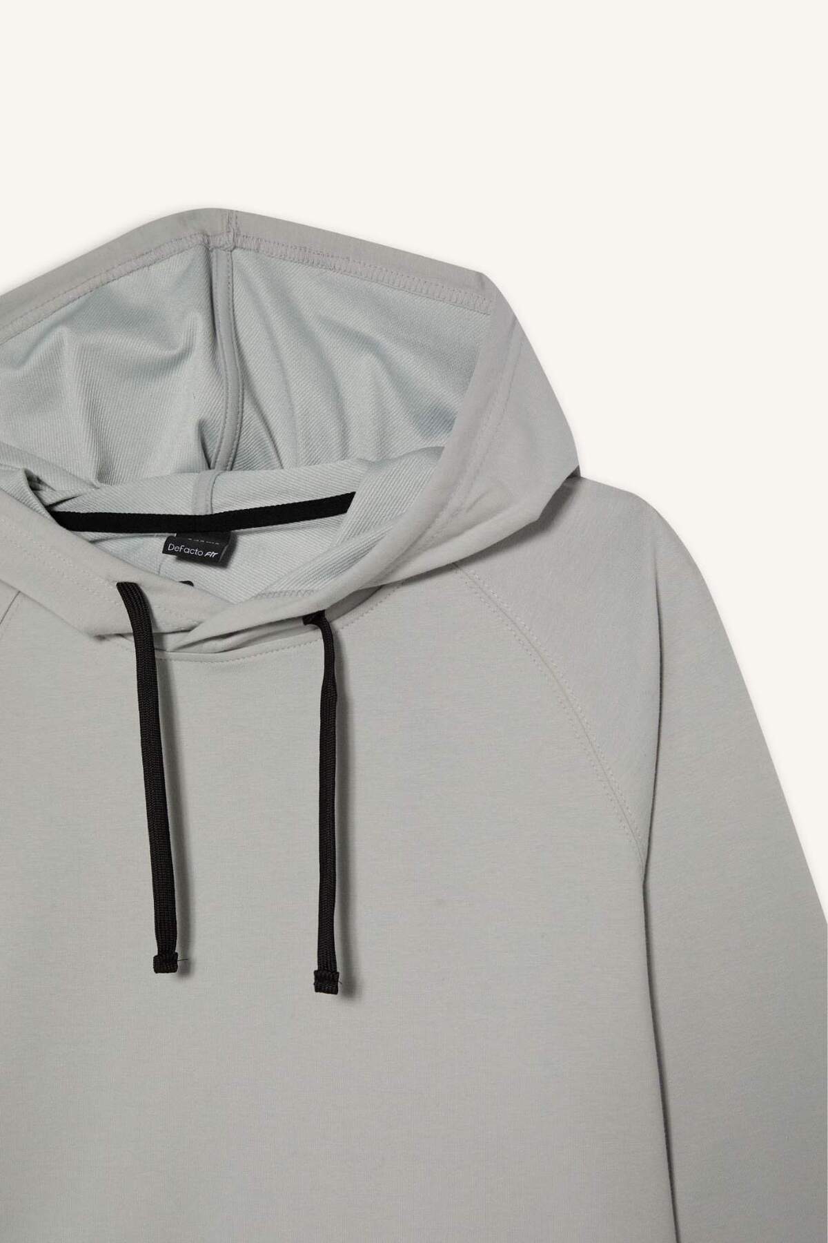 DeFacto Standart Fit Kapüşonlu Sporcu Sweatshirt D8014AX25SP görsel 8