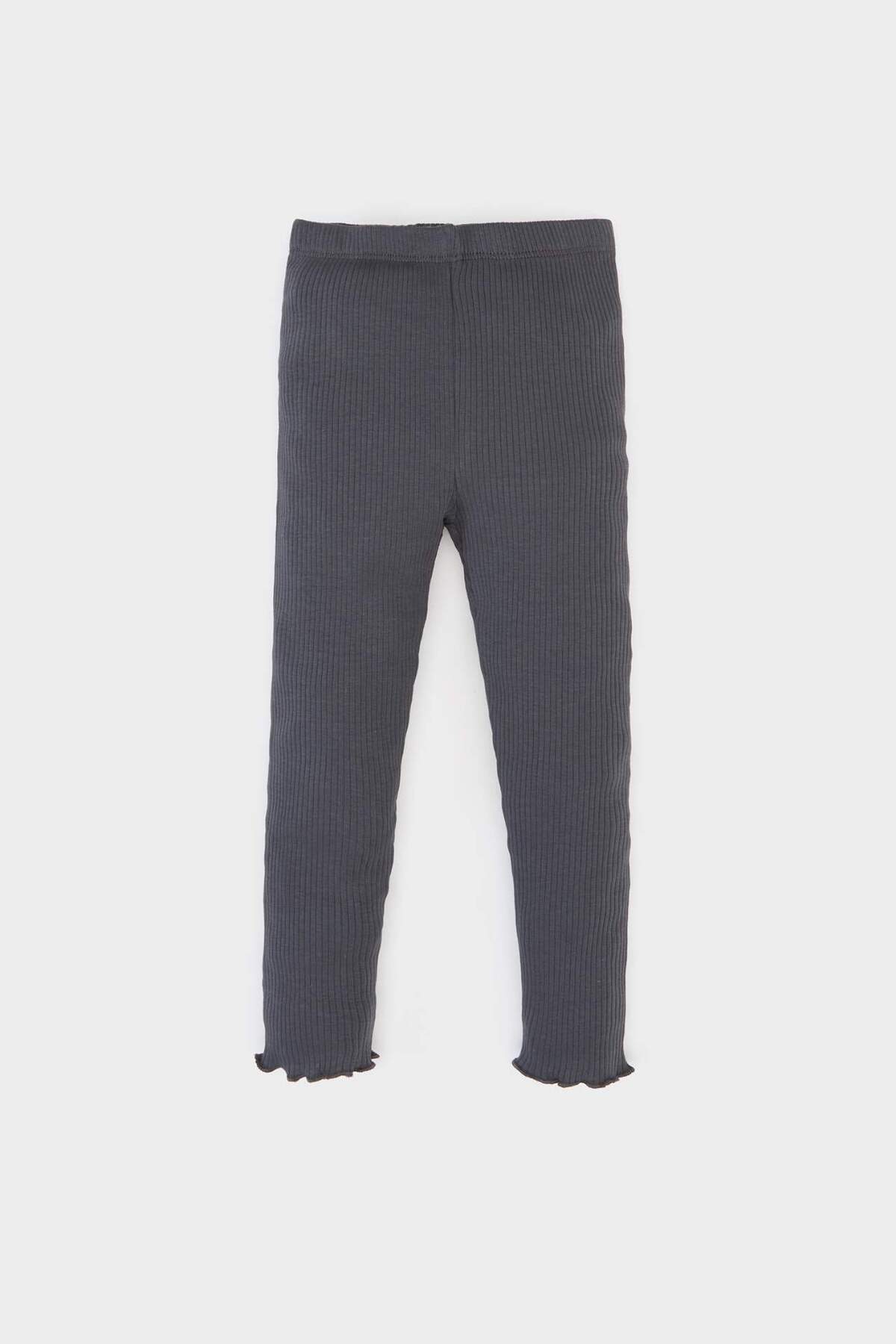 Defacto 2li Takım Balerin Baskılı Uzun Kollu Tişört Beli Lastikli Tayt Kız Bebek E5563A525SP fotoğrafı 2 (önizleme)