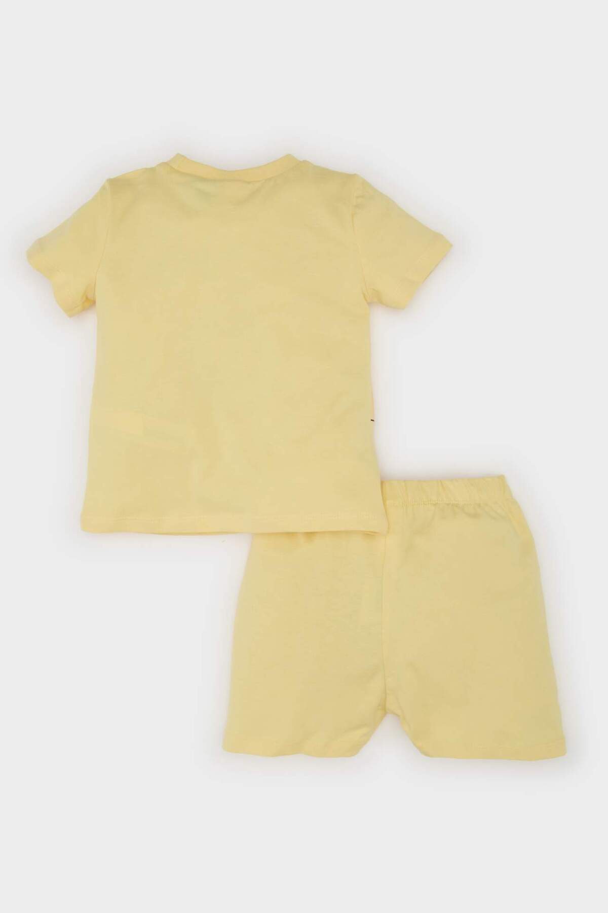 Defacto %100 Pamuklu Disney Wınnıe The Pooh Beli Lastikli Pijama Takımı Erkek Bebek E4785A525HS fotoğrafı 4 (önizleme)