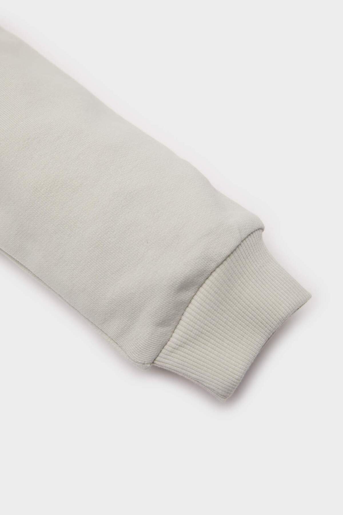 Defacto Bisiklet Yaka Baskılı Sweatshirt Erkek Bebek E5936A525SP fotoğrafı 3 (önizleme)