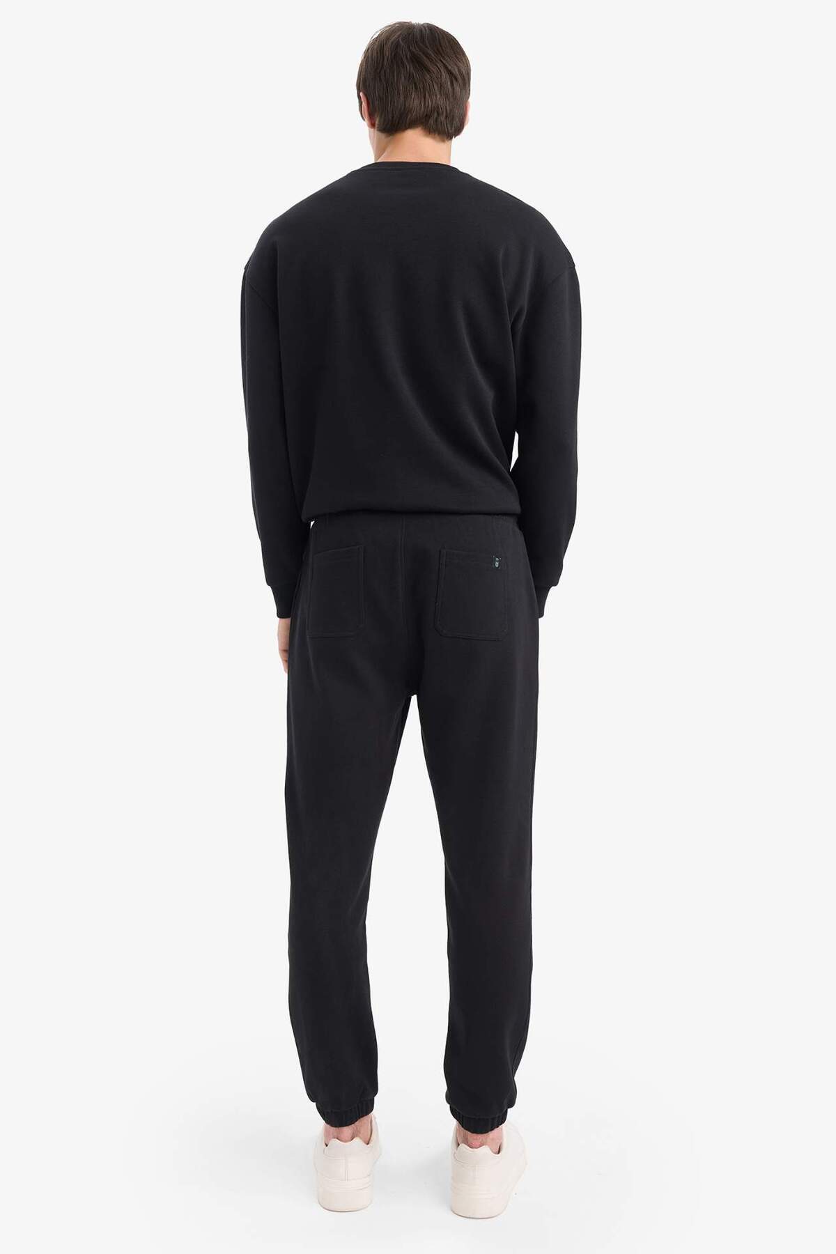 DeFacto Slim Fit Dar Kesim Fermuar Cepli Pike Eşofman Altı D5258AX25SP görsel 7