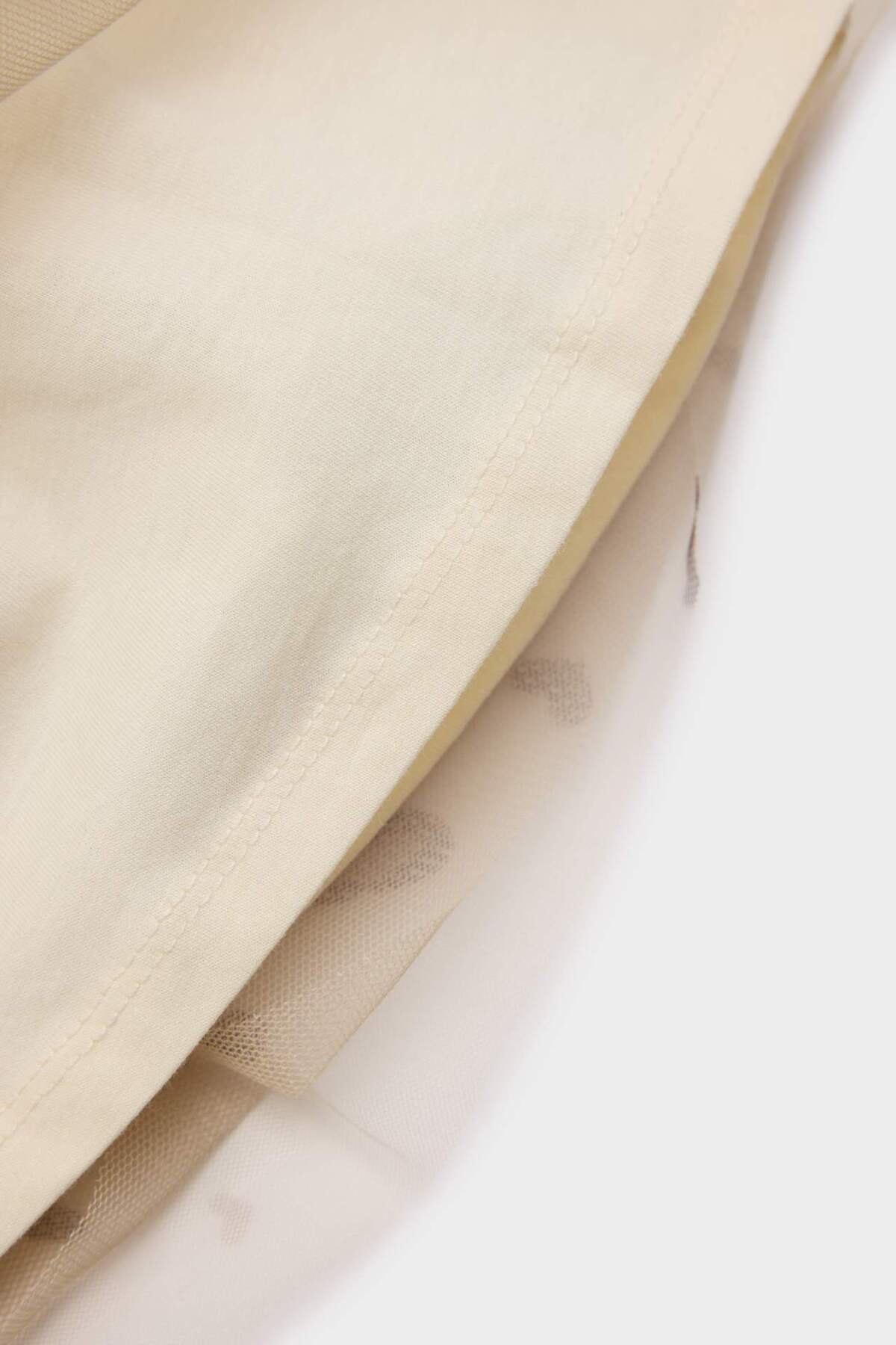 Defacto Kısa Kollu Fitilli Kaşkorse Kalp Desenli Tütü Etekli Elbise Kız Bebek E5488A525SM fotoğrafı 3 (önizleme)