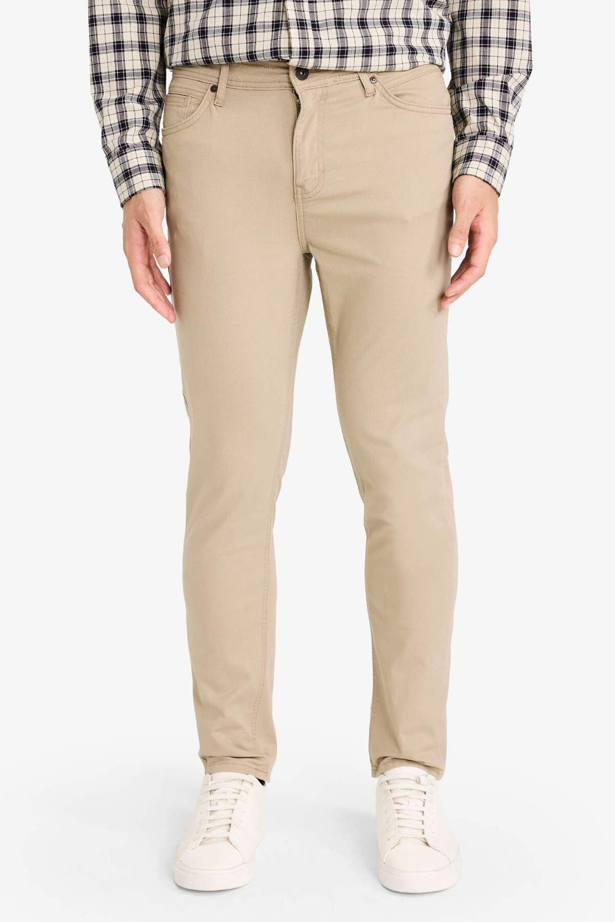 Slim Fit Pantolon B2089AX25SP — بژ — تصویر 3 از 4