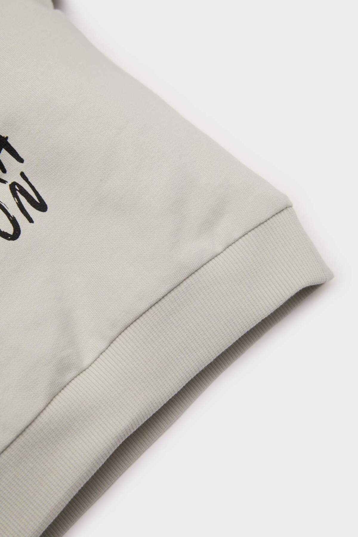 Defacto Bisiklet Yaka Baskılı Sweatshirt Erkek Bebek E5936A525SP fotoğrafı 4 (önizleme)