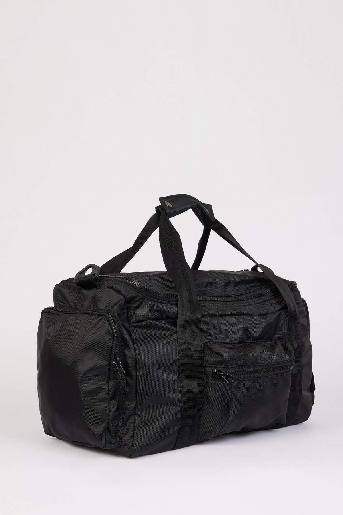 DeFacto Erkek Twill Spor Ve Seyahat Çantası E4054AXNS görsel 3