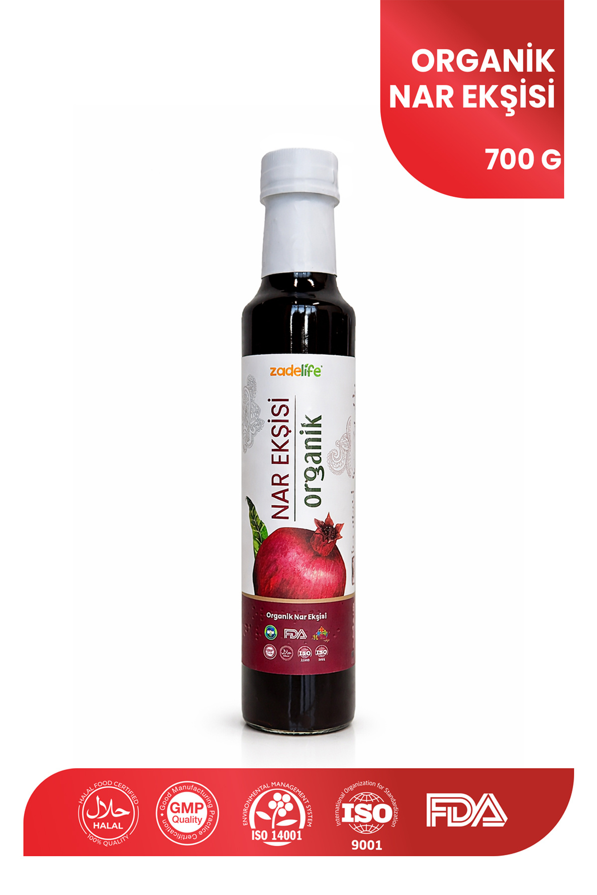 zadelife Organik Nar Ekşisi 700 g - Fiyatı, Yorumları