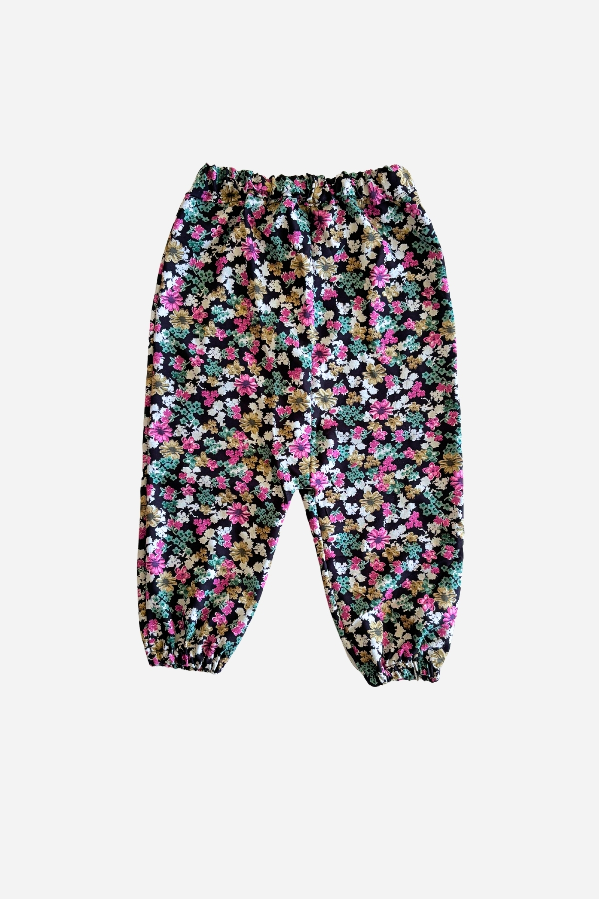 EruZan Kız Çocuk Lastikli Viskon Desenli Şalvar 1-12 yaş fotoğrafı 2 (önizleme)