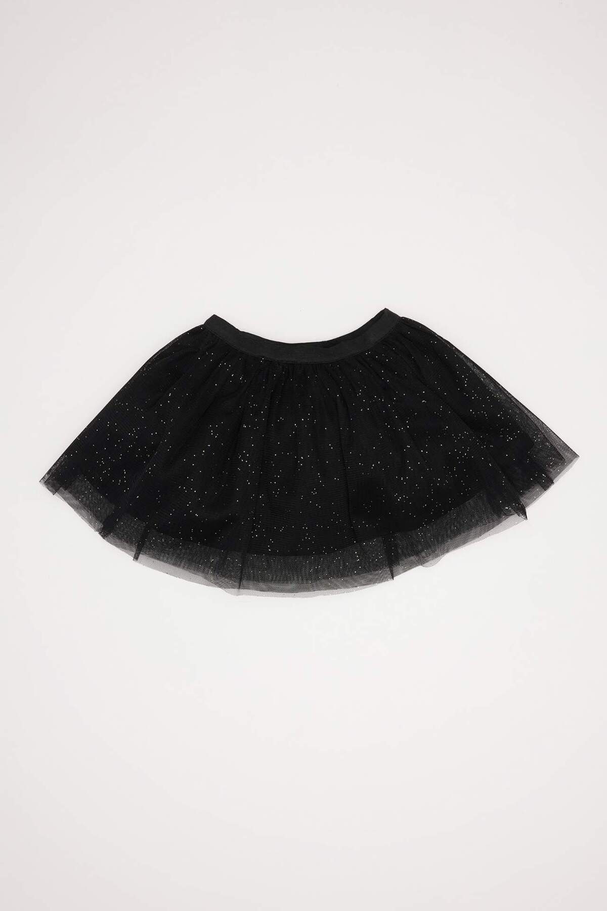 Defacto 2'li Takım Parlak Baskılı Sweatshirt Tütü Etek Kız Bebek D7255A524WN fotoğrafı 2 (önizleme)