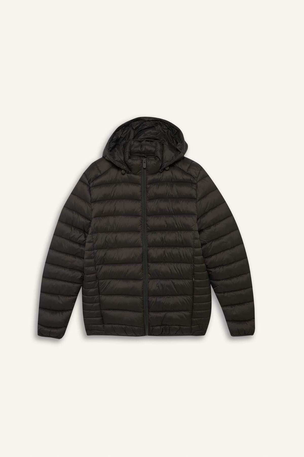 Sıcak Tutan Su İtici Slim Fit Mont N4661AZ24AU — خاکی — تصویر 8 از 8
