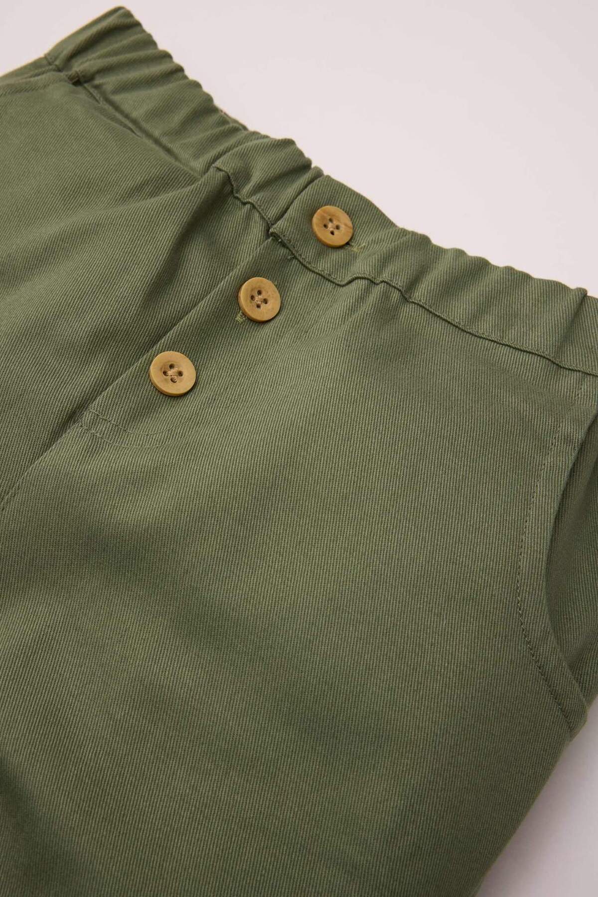 Defacto Beli Lastikli Katlamalı Paça Gabardin Pantolon Erkek Bebek D5246A524WN fotoğrafı 2 (önizleme)