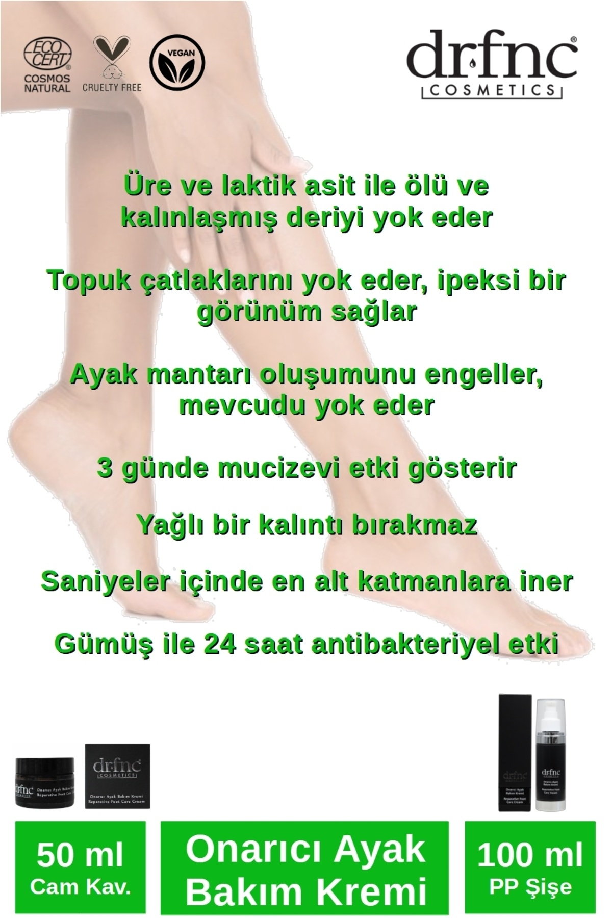 کرم مراقبت از پا با خاصیت ترمیم ترک پاشنه طبیعی وگان دارای گواهینامه Ecocert، 50 میلی لیتر — 0035 — تصویر 6 از 7