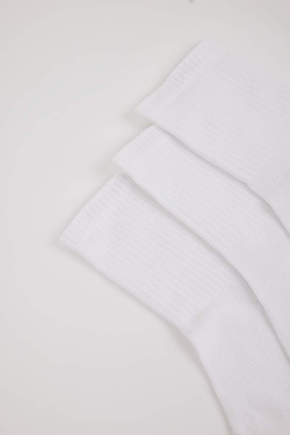 Defacto  Erkek 3lü Pamuklu Soket Çorap D9162AXNS - Görsel 4