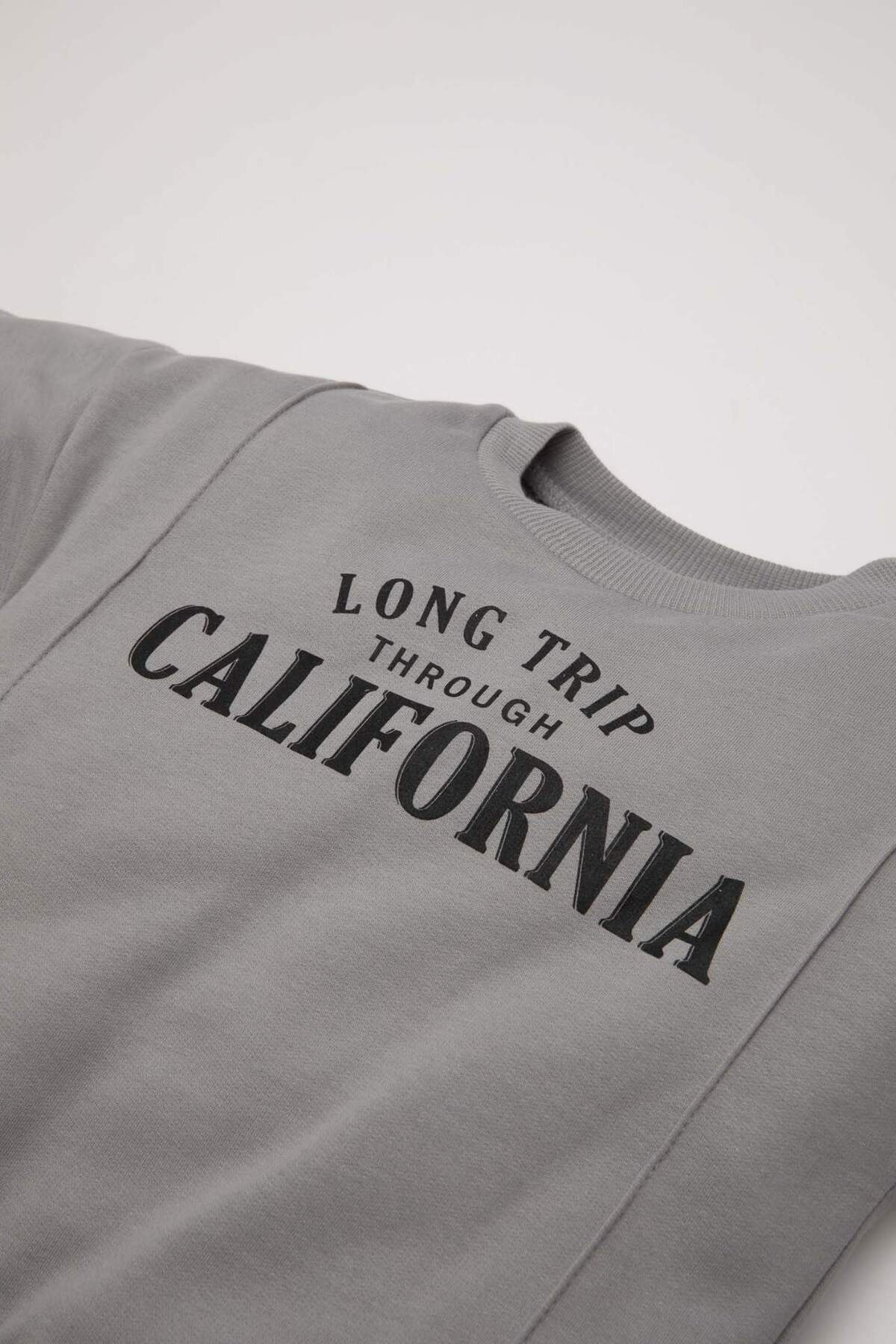 Defacto Erkek Bebek 2li Takım Baskılı İnce Sweatshirt Eşofman Altı D6262A5NS fotoğrafı 3 (önizleme)