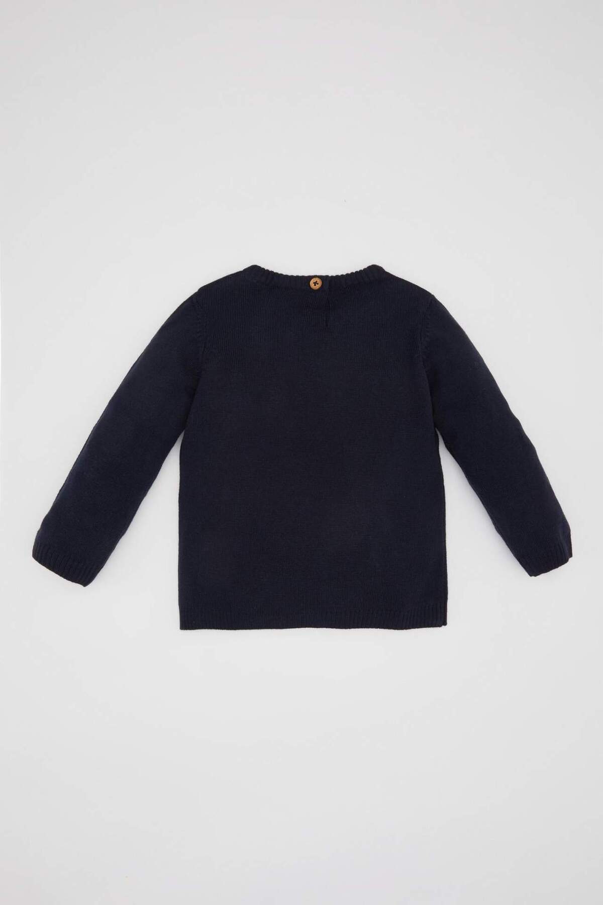 Defacto Erkek Bebek Bisiklet Yaka Triko Kazak A5036A524AU fotoğrafı 7 (önizleme)