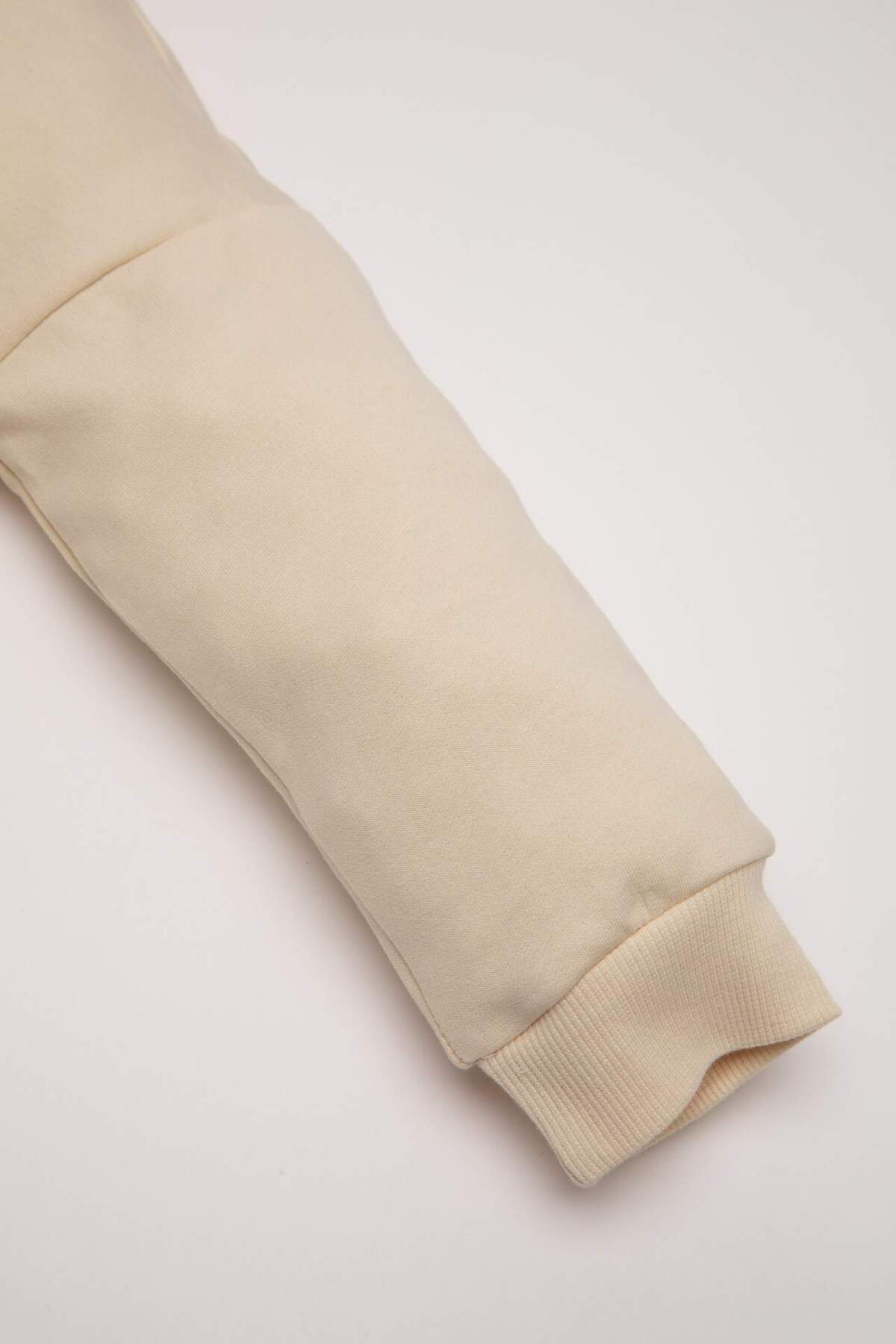 Defacto 2li Takım Baskılı Sweatshirt Eşofman Altı Erkek Bebek D6257A5NS fotoğrafı 4 (önizleme)