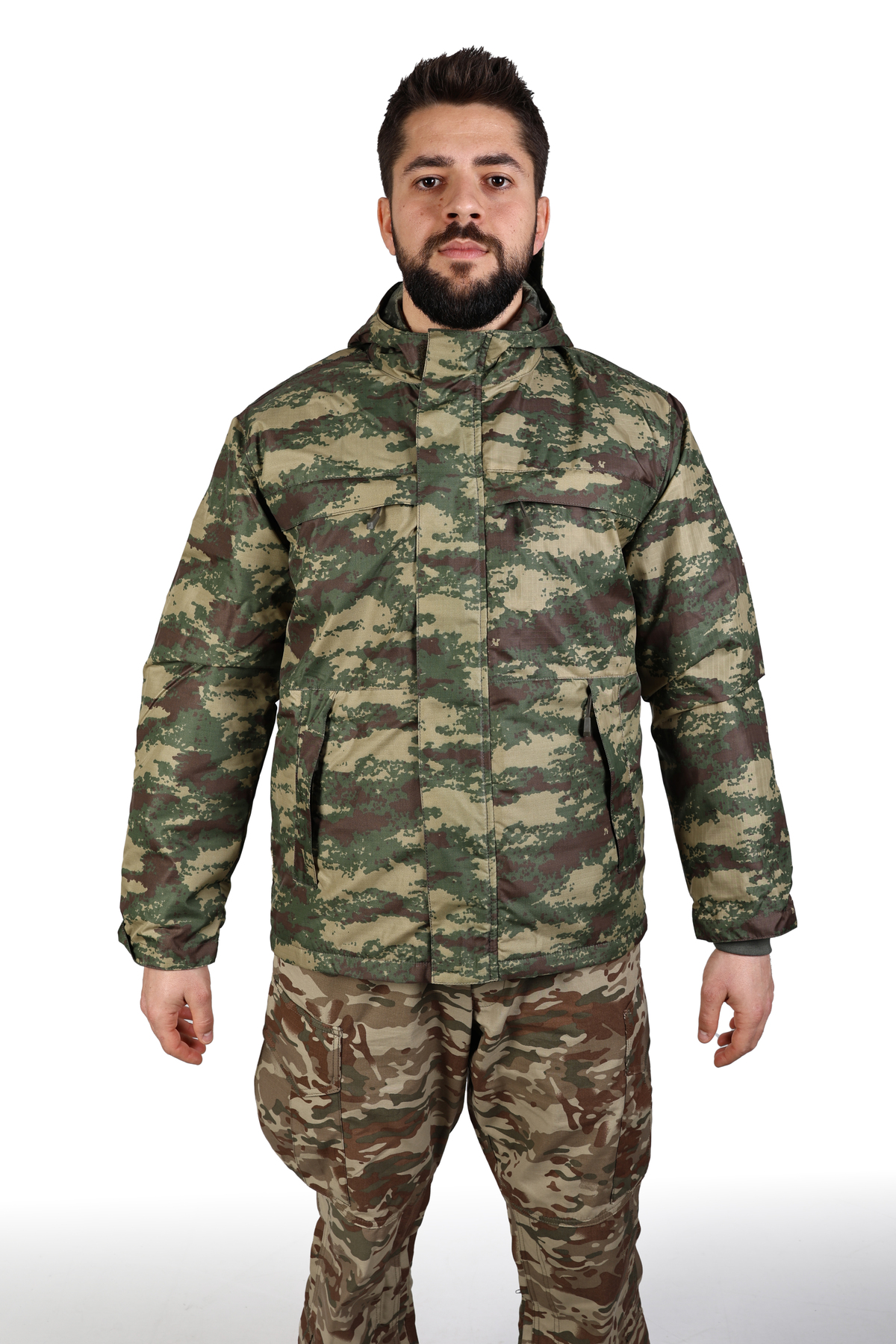 Soğuk İklim Avcı ve Outdoor Mont — سبز ERVSK001 — تصویر 2 از 5