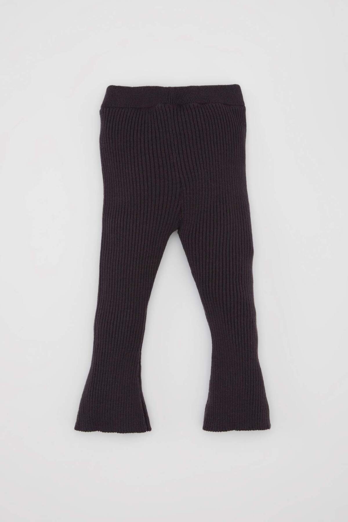 Defacto İspanyol Paça Fitilli Bej Triko Tayt Kız Bebek C8442A524WN fotoğrafı 4 (önizleme)