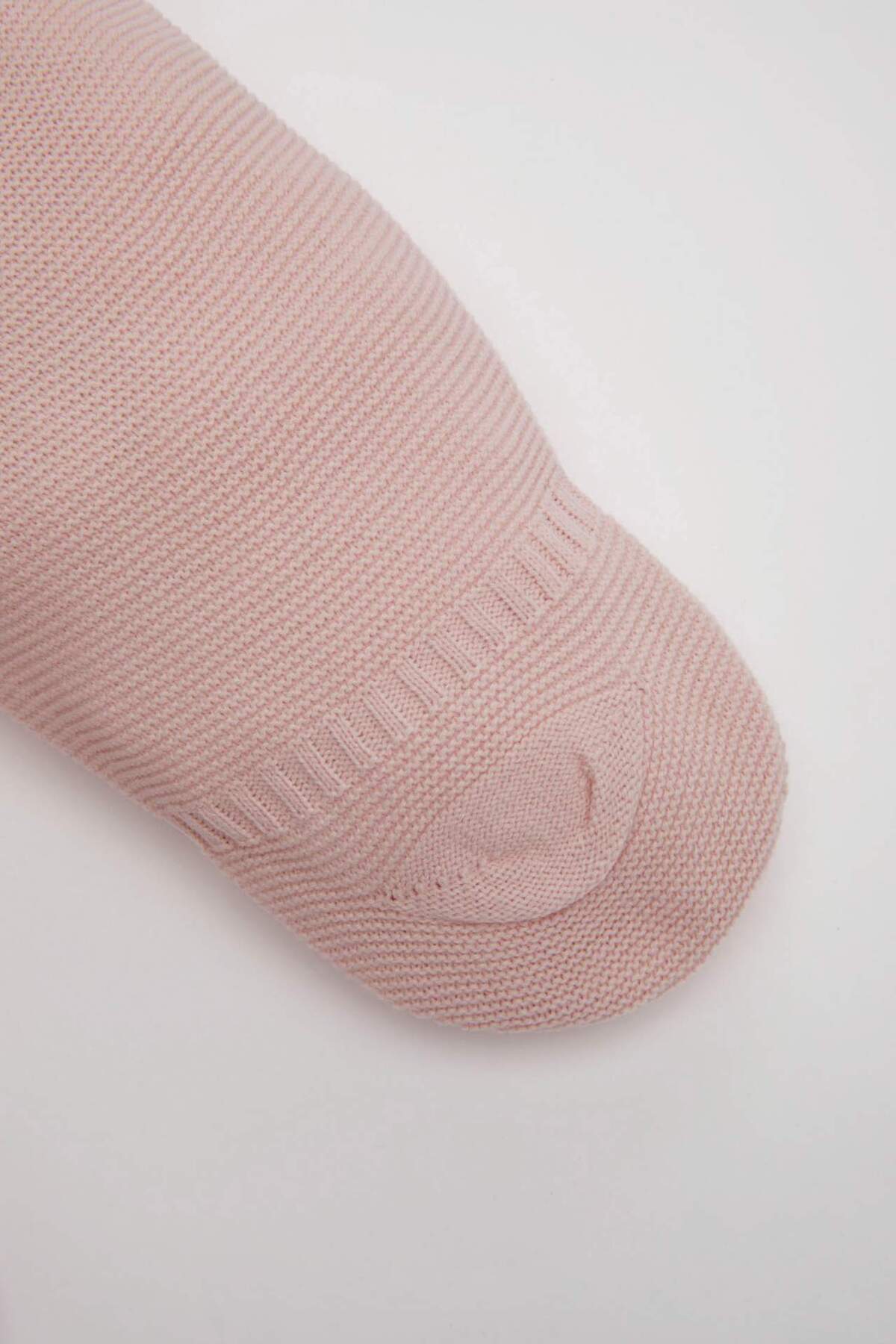Defacto Patikli Beli Lastikli Basic Düz Triko Pantolon Kız Bebek C9758A524WN fotoğrafı 3 (önizleme)