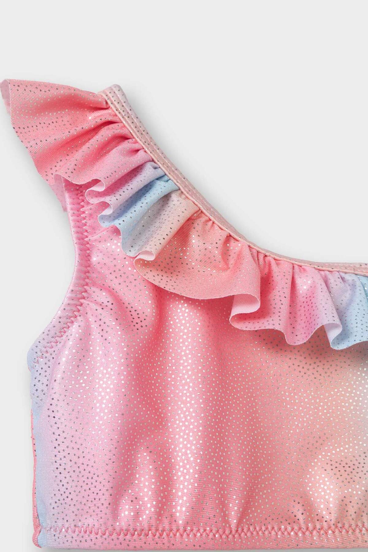 Defacto Kız Bebek Fırfırlı Renkli Bikini Takımı C0798A524SM fotoğrafı 2 (önizleme)