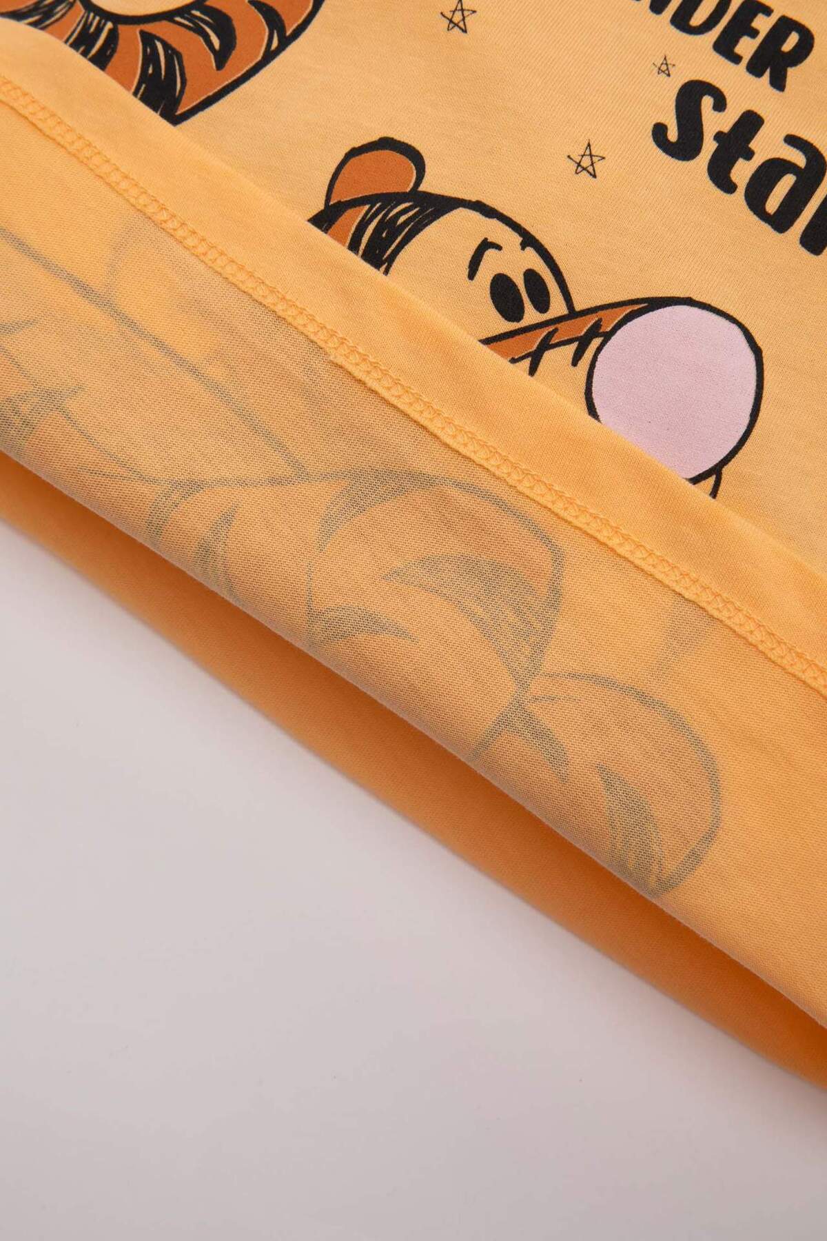 Defacto Erkek Bebek Pijama Takım Disney Winnie The Pooh Penye Kısa Kollu Üst Beli Lastikli Şort Alt C5202A5 fotoğrafı 4 (önizleme)