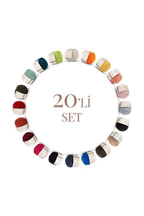 SENSY Premium Amigurumi Ipi Punch (panç) Baby Soft Cotton 50 Gr 20'li Örgü Ip...