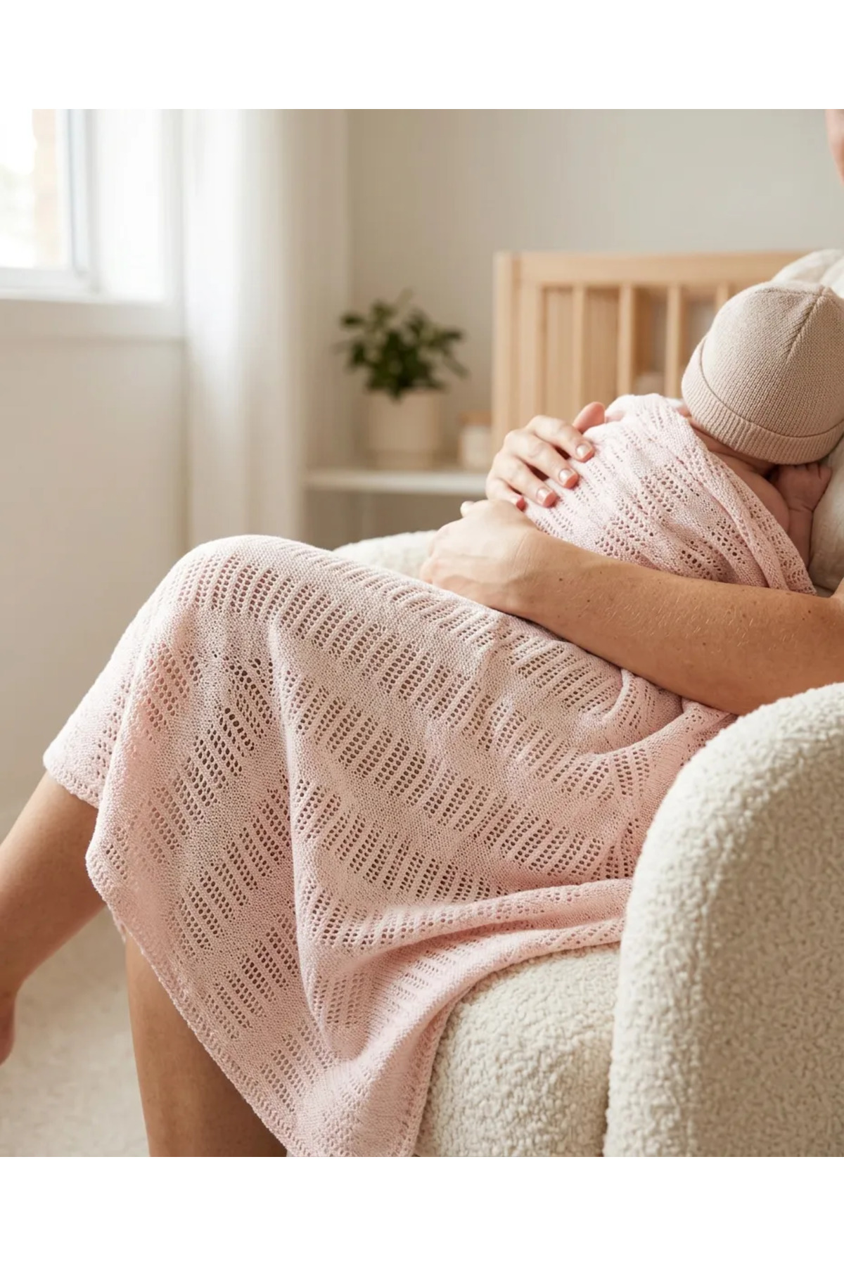 jr.bunnies %100 Pamuk Pike - Pembe fotoğrafı 4 (önizleme)