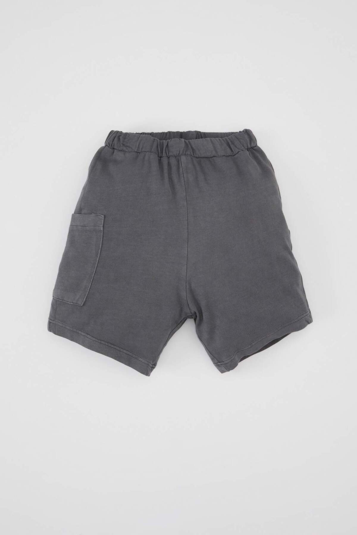 Defacto Erkek Bebek 2li Takım Dinozor Baskılı Penye Kısa Kollu Tişört Beli Lastikli Şort C5921A524SM fotoğrafı 2 (önizleme)