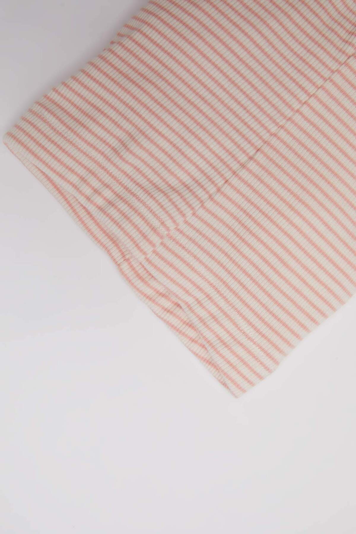 Defacto Çizgili Fitilli Kaşkorse Şort Kız Bebek D4973A524SM fotoğrafı 2 (önizleme)