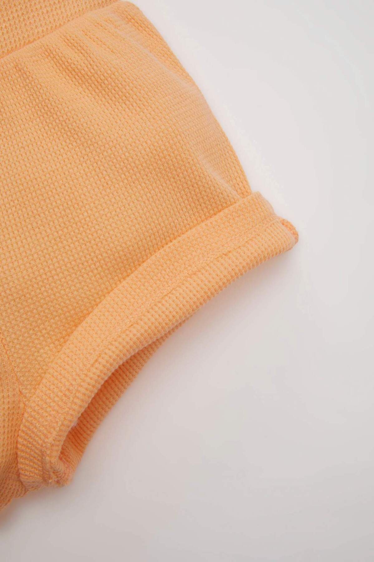 Defacto Kız Bebek 2li Takım Waffle Kolsuz Tulum Bandana C9490A524SM fotoğrafı 3 (önizleme)