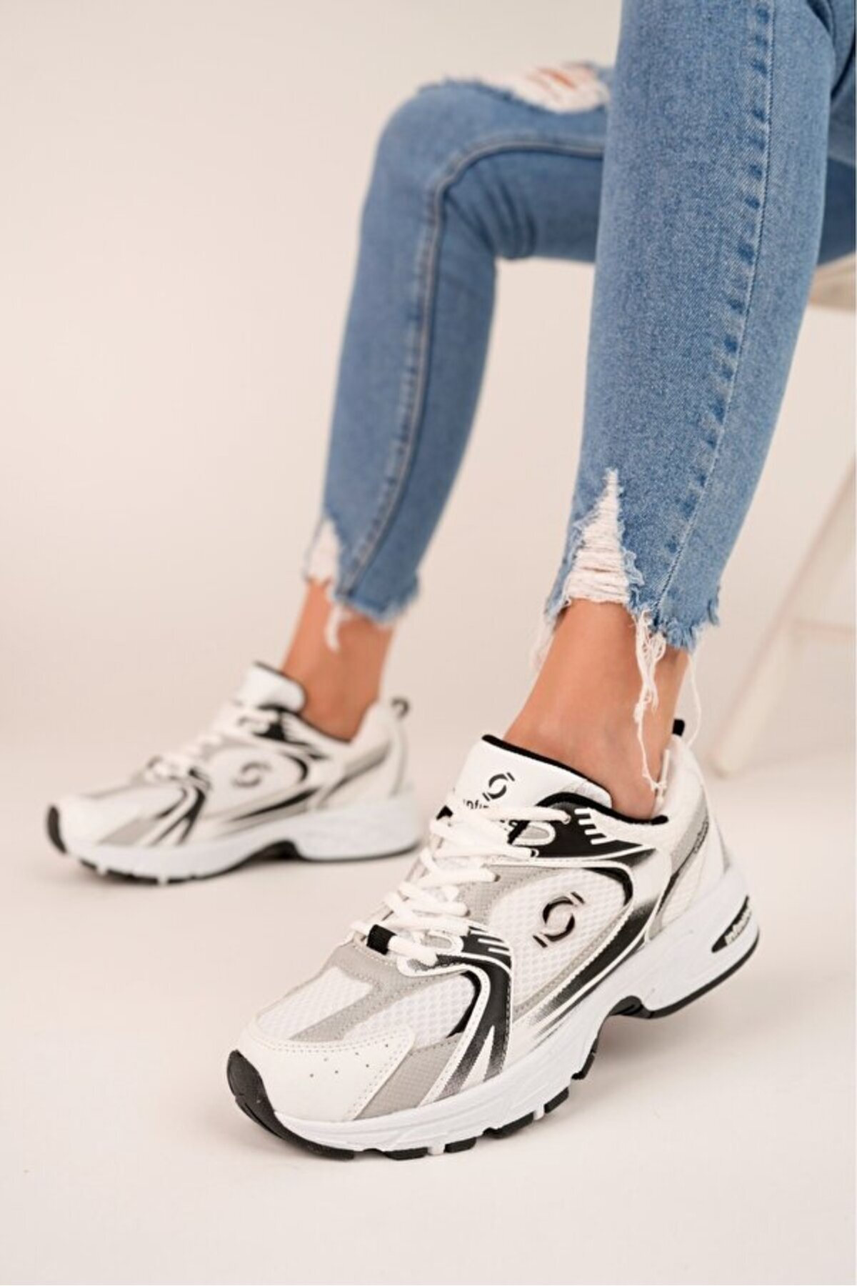 İNFİNİTE  530 Kadın, Erkek, Unisex Ortopedik Triko Yürüyüş Spor Ayakkabısı, Günlük Sneaker