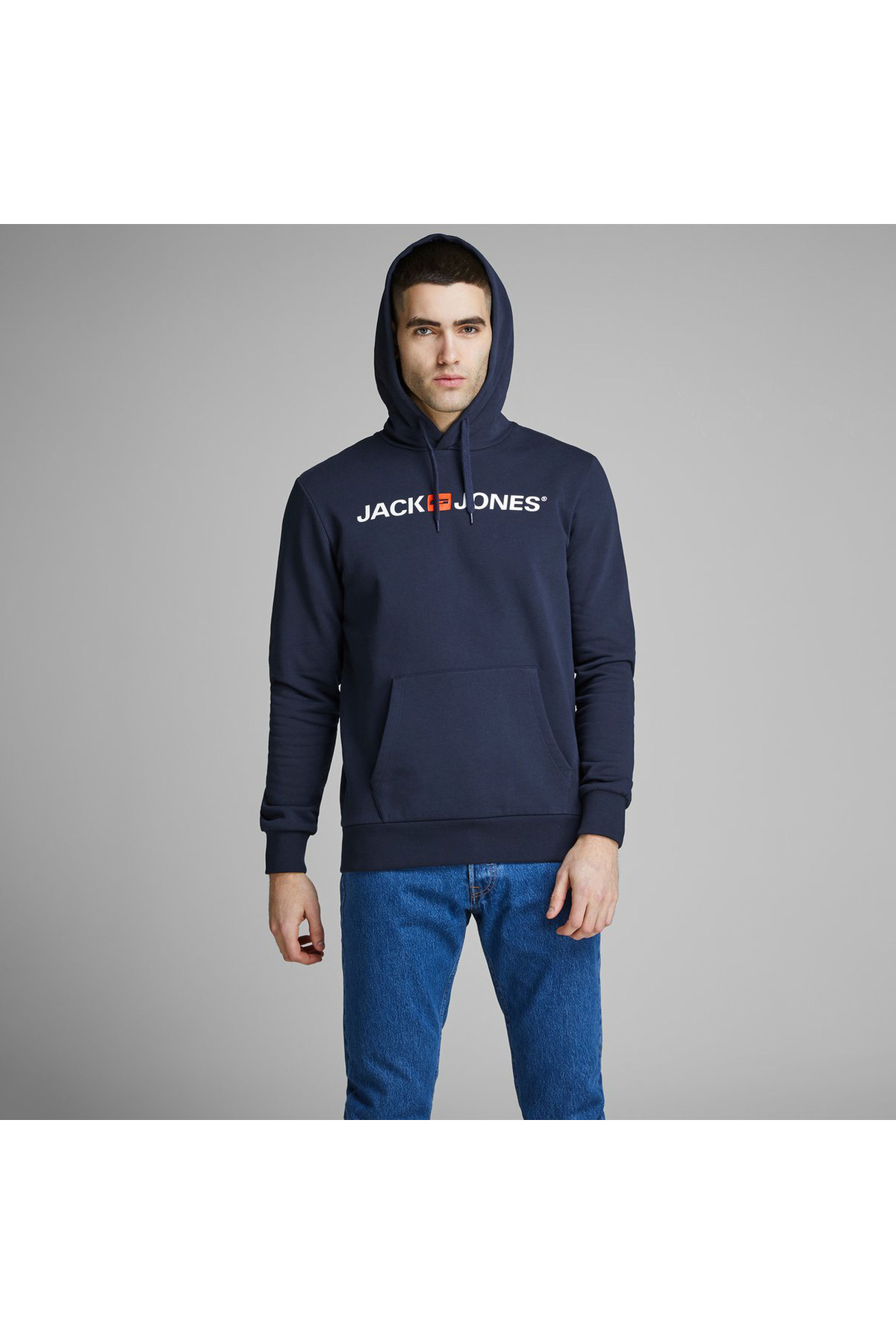 سویشرت کلاه‌دار با لوگو - Corplogo جک اند جونز سویشرت Jack & Jones