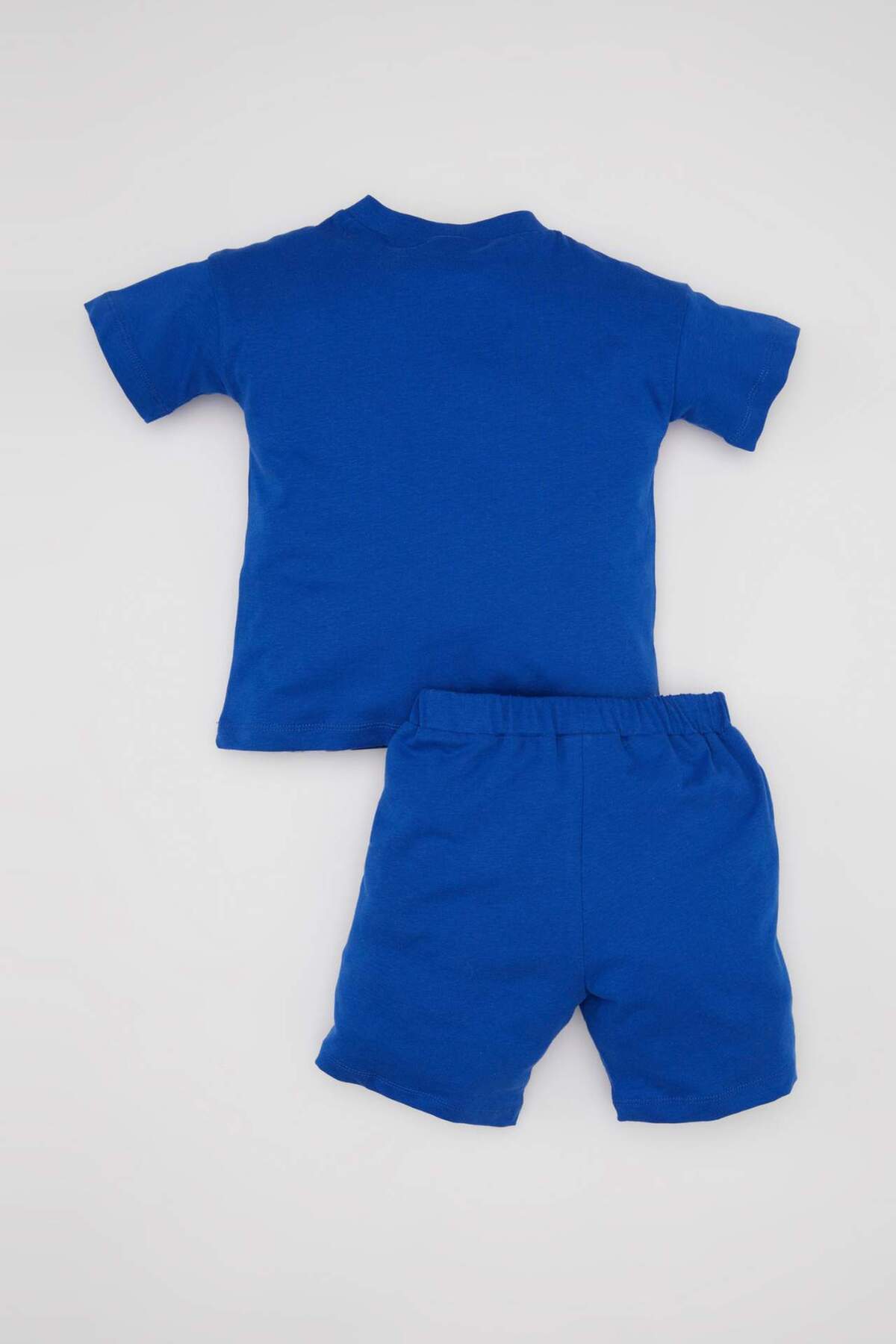 Defacto Erkek Bebek 2li Takım Bisiklet Yaka Baskılı Penye Kısa Kollu Tişört Şort C5918A524SM fotoğrafı 5 (önizleme)