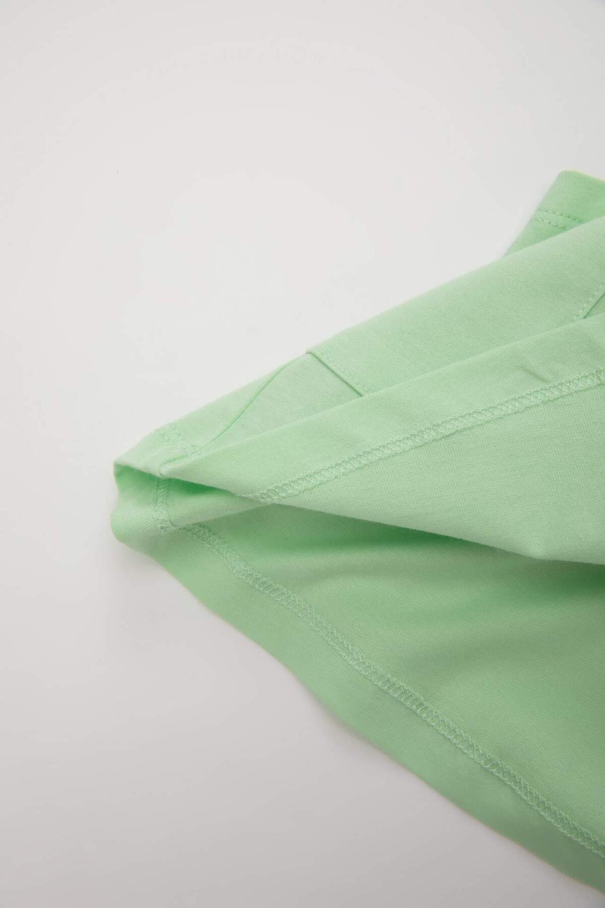 Defacto Kız Bebek Baskılı Kısa Kollu Elbise D0487A524HS fotoğrafı 4 (önizleme)