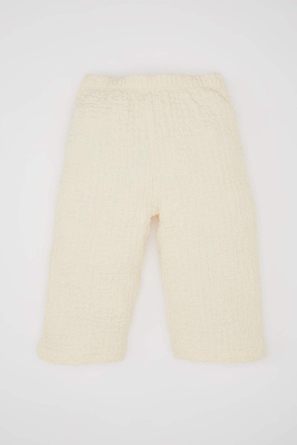 Defacto Kız Bebek 2li Takım Bisiklet Yaka Fırfırlı Bluz Pantolon C4016A524SM fotoğrafı 6 (önizleme)