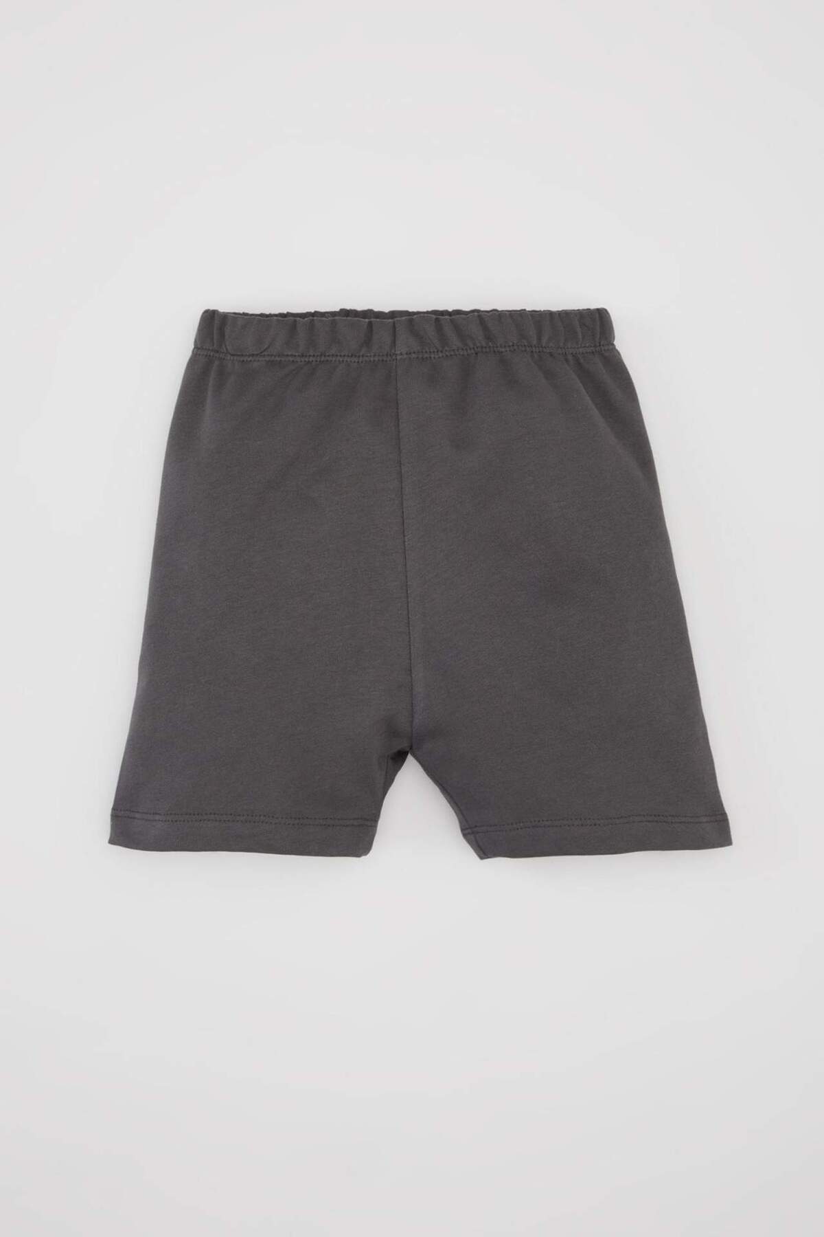 Defacto Erkek Bebek 2li Takım Hayvan Desenli Bisiklet Yaka Kısa Kollu Tişört Şort C0984A524SM fotoğrafı 2 (önizleme)