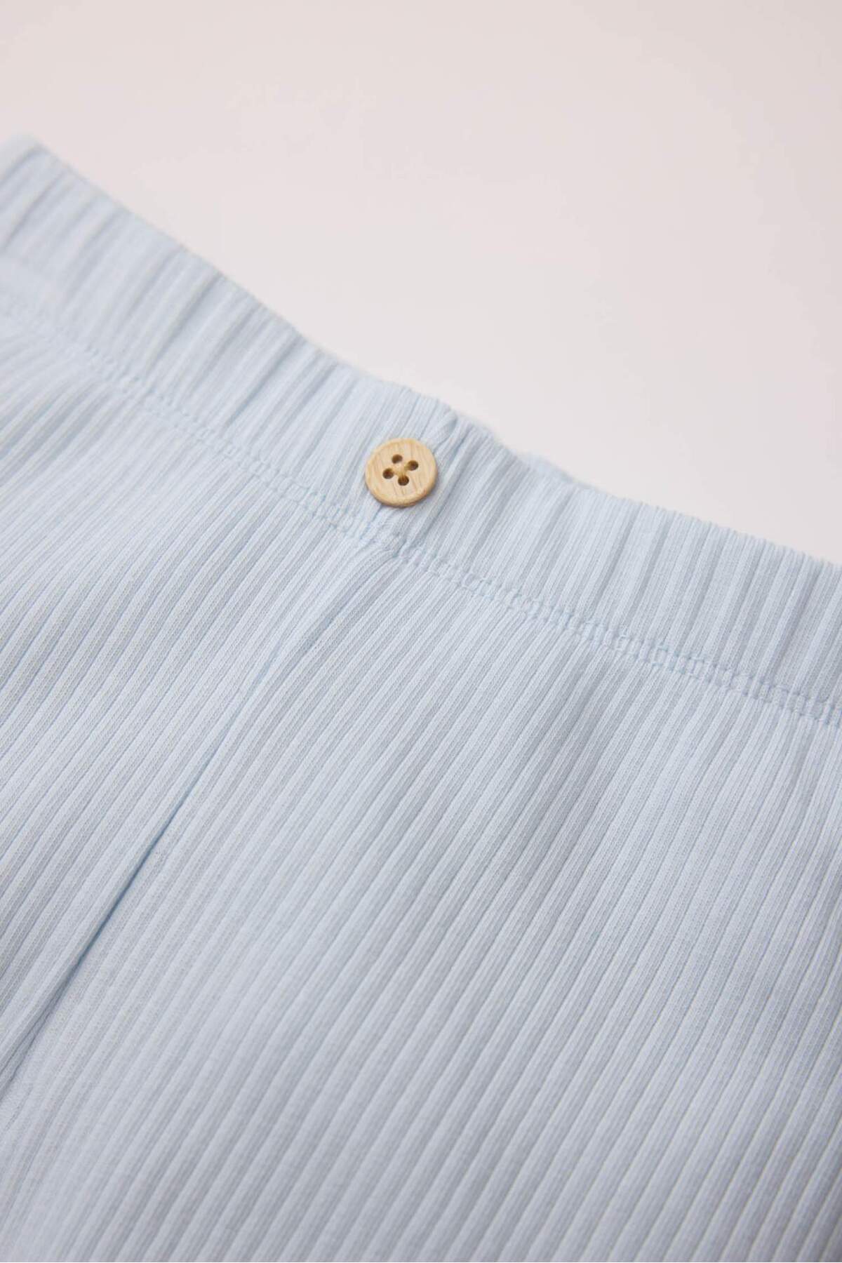 Defacto Beli Lastikli Fitilli Kaşkorse Şort Kız Bebek C1460A524SM fotoğrafı 2 (önizleme)