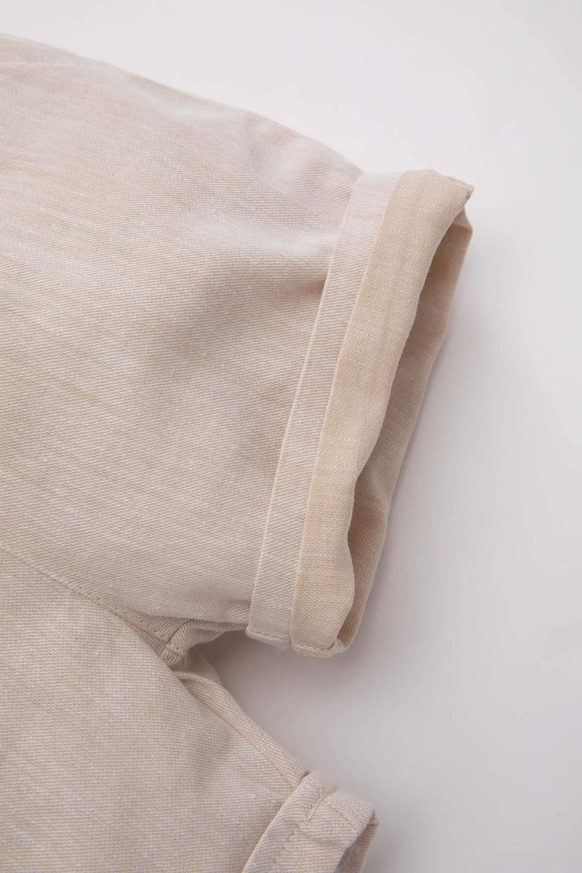 Defacto Erkek Bebek Basic Düz Cepli Şort C3420A524SM fotoğrafı 3 (önizleme)