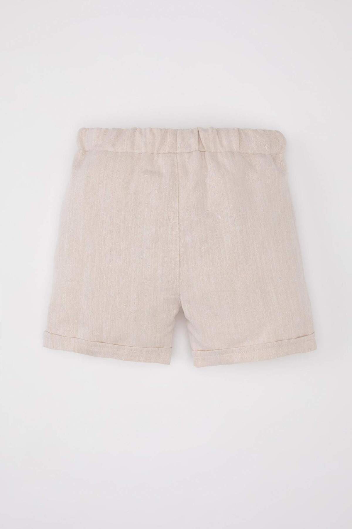 Defacto Erkek Bebek Basic Düz Cepli Şort C3420A524SM fotoğrafı 4 (önizleme)