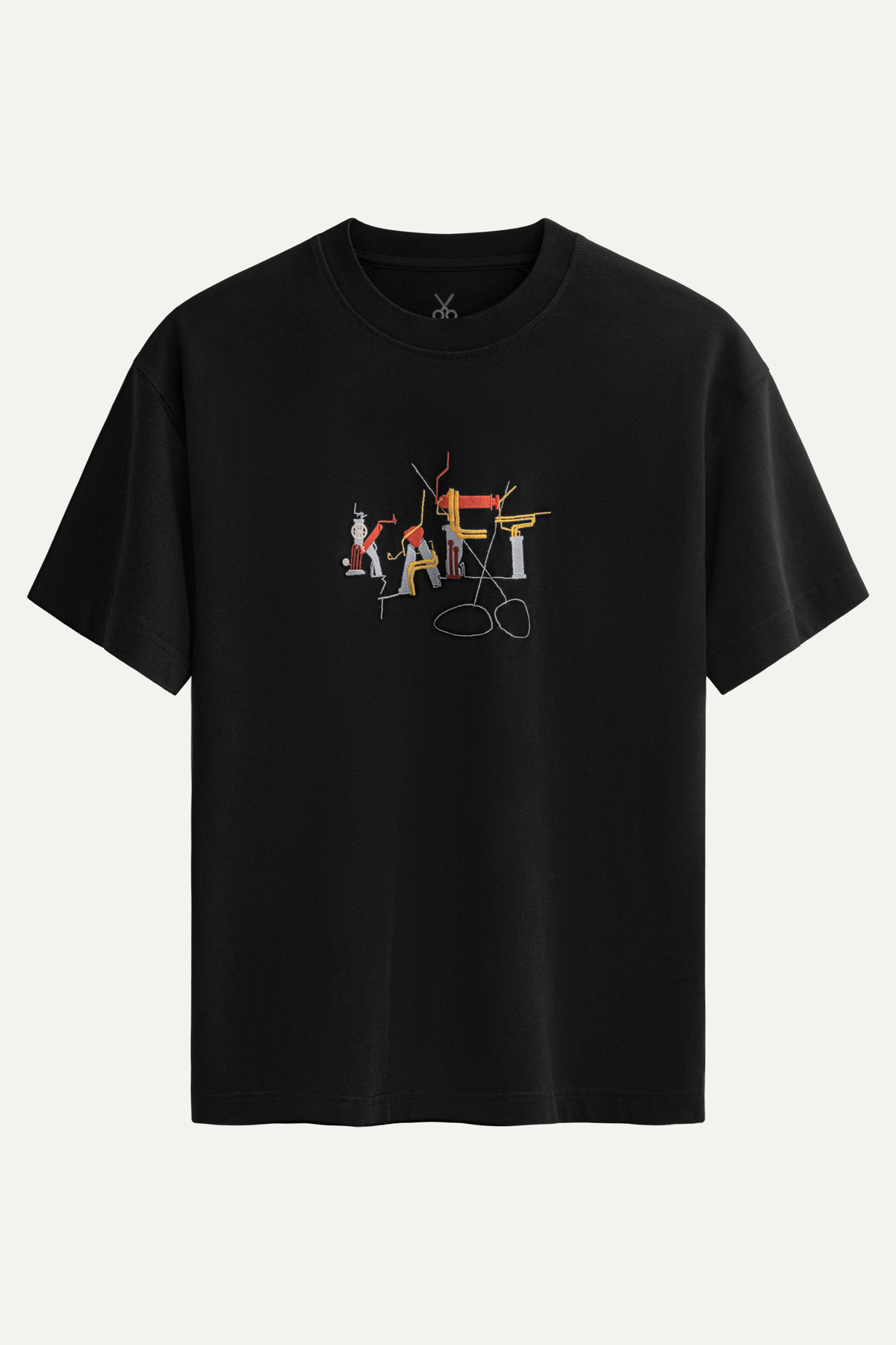 Men's Oversize Urban Design T-Shirt- Naka