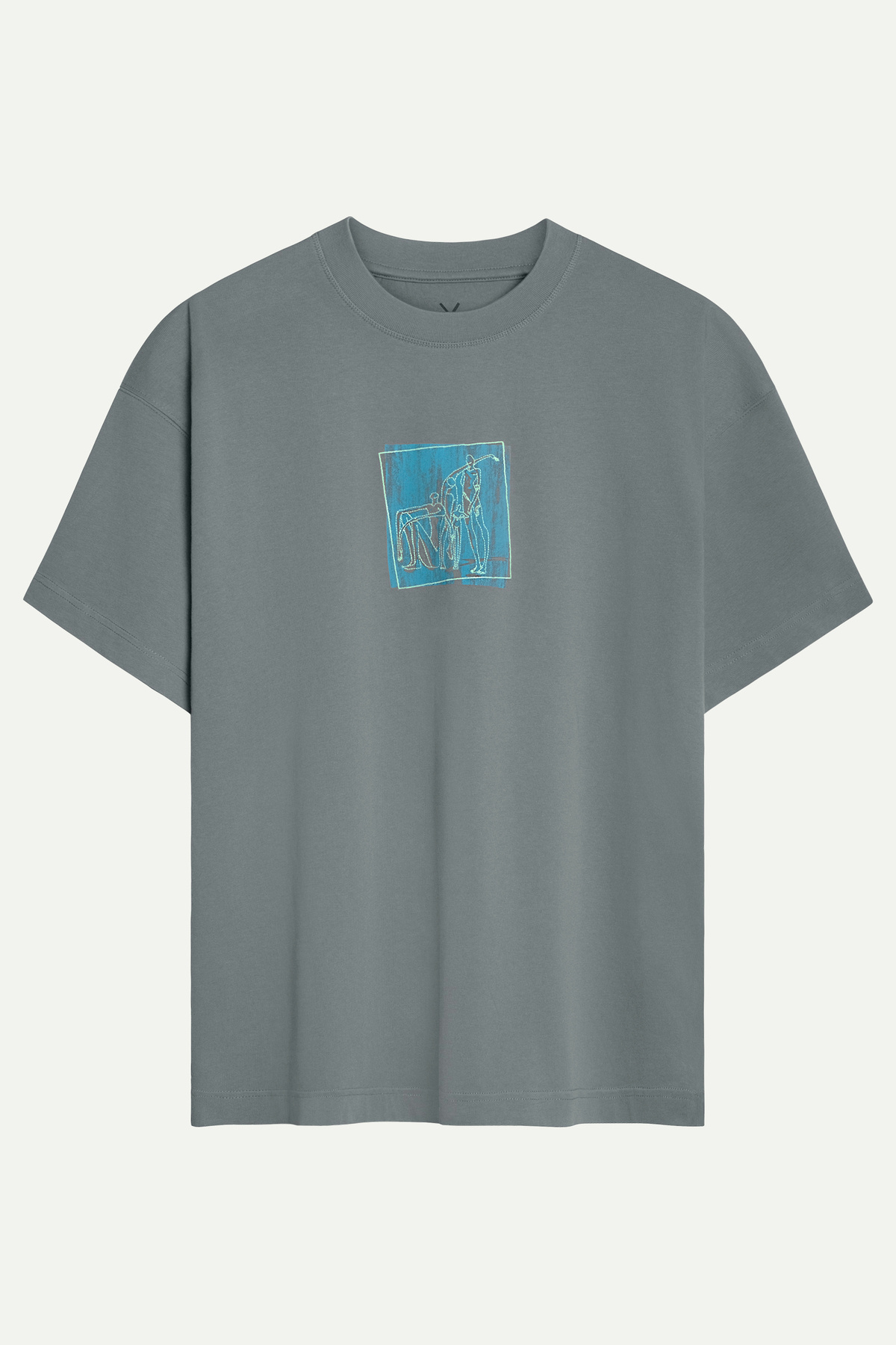 Men's Oversize Urban Design T-Shirt- Kavinu