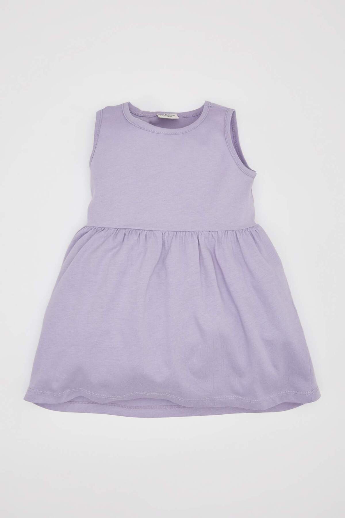 Defacto Desenli Kolsuz 2li Elbise Kız Bebek C0071A524SM fotoğrafı 2 (önizleme)