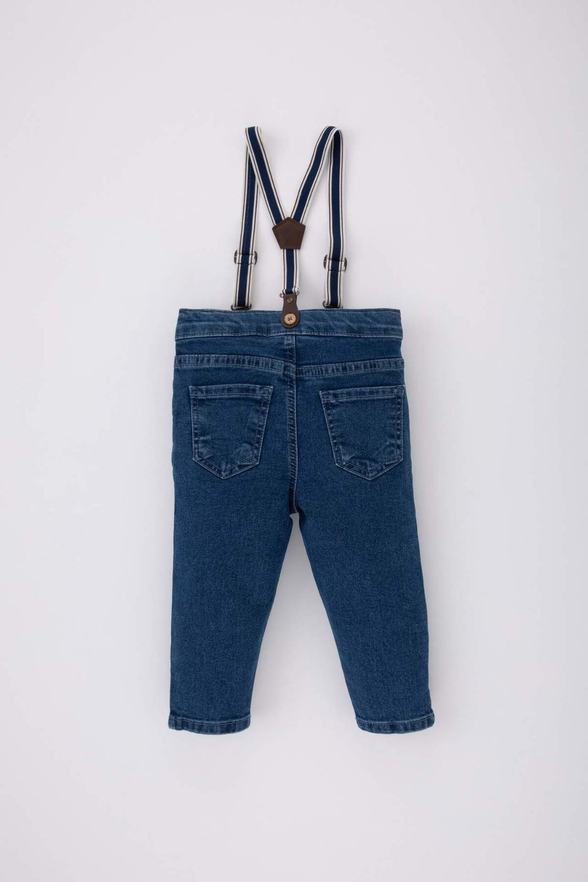 Defacto Erkek Bebek 2li Takım Jean Pantolon Pantolon Askısı B6741A524SP fotoğrafı 4 (önizleme)