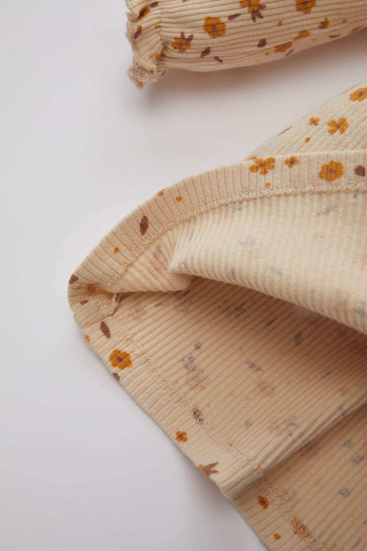 Defacto Desenli Uzun Kollu Fitilli Kaşkorse Elbise Kız Bebek C2641A524SP fotoğrafı 4 (önizleme)