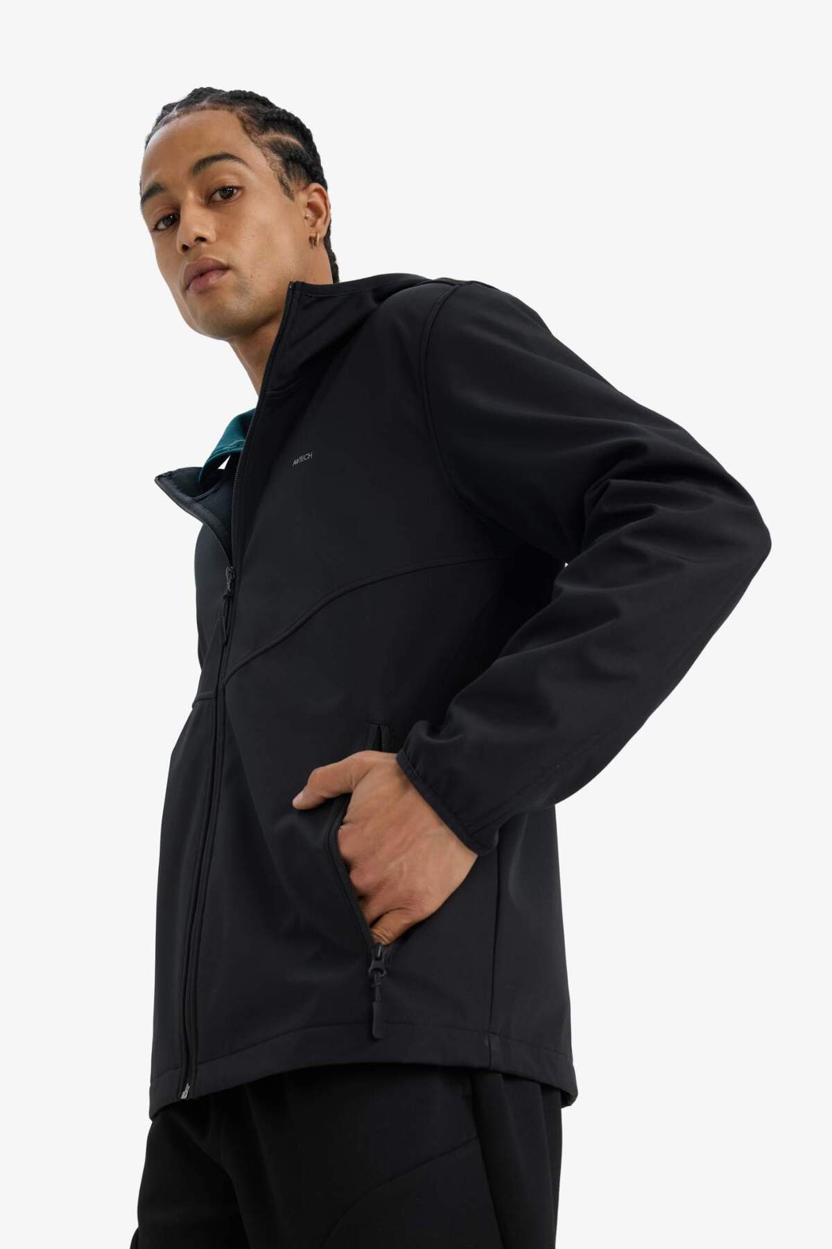 Defacto Rüzgar Geçirmez Su İtici Softshell Yağmurluk A2122AX23WN