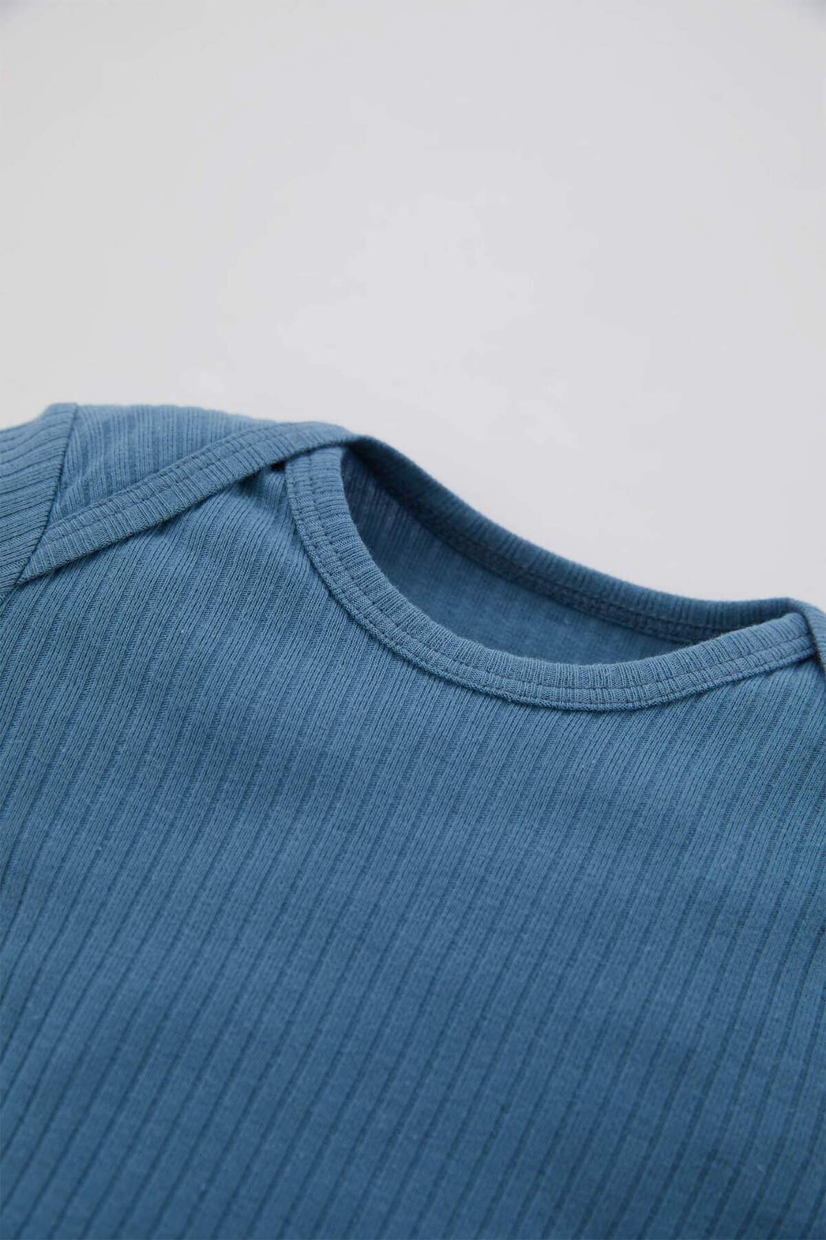 Defacto Erkek Bebek Fitilli Kaşkorse Çıtçıtlı Body Eşofman Altı 2li Takım A6883A523WN fotoğrafı 4 (önizleme)