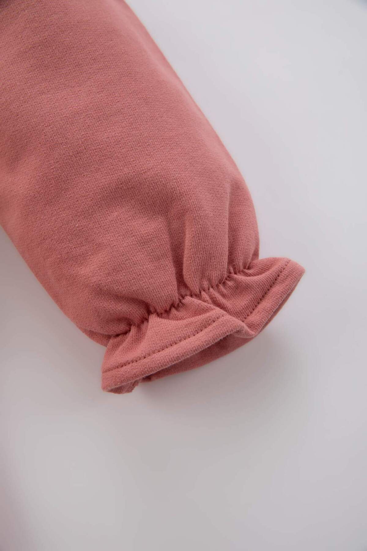 Defacto Kız Bebek Baskılı Uzun Kollu Elbise A6507A523AU fotoğrafı 6 (önizleme)