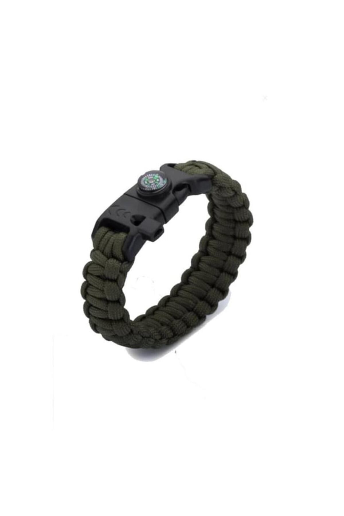 Hombak Deprem Bileklik Taktikal Yeşil Taktik Bileklik Magnezyum Çubuklu Düdüklü Unisex Bileklik Hediyelik fotoğrafı 6 (önizleme)