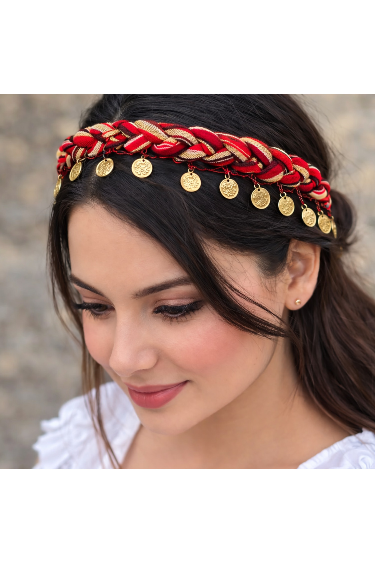 Black Sea Braided Kesan, Elastic Bandana, Pounded Keşan, Scarf, Shawl, Scarf, Headband, Pushi