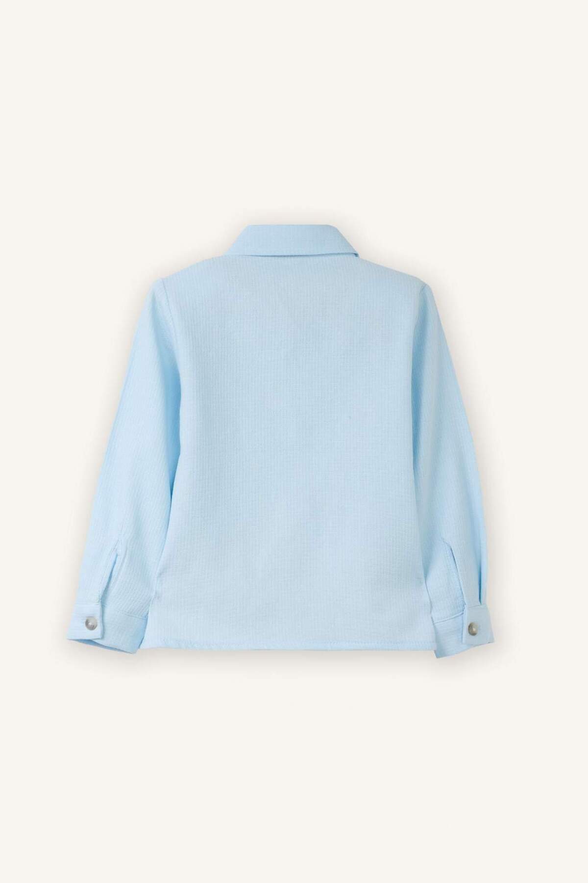 Defacto Pamuklu Gömlek Erkek Bebek G6651A526SP fotoğrafı 4 (önizleme)