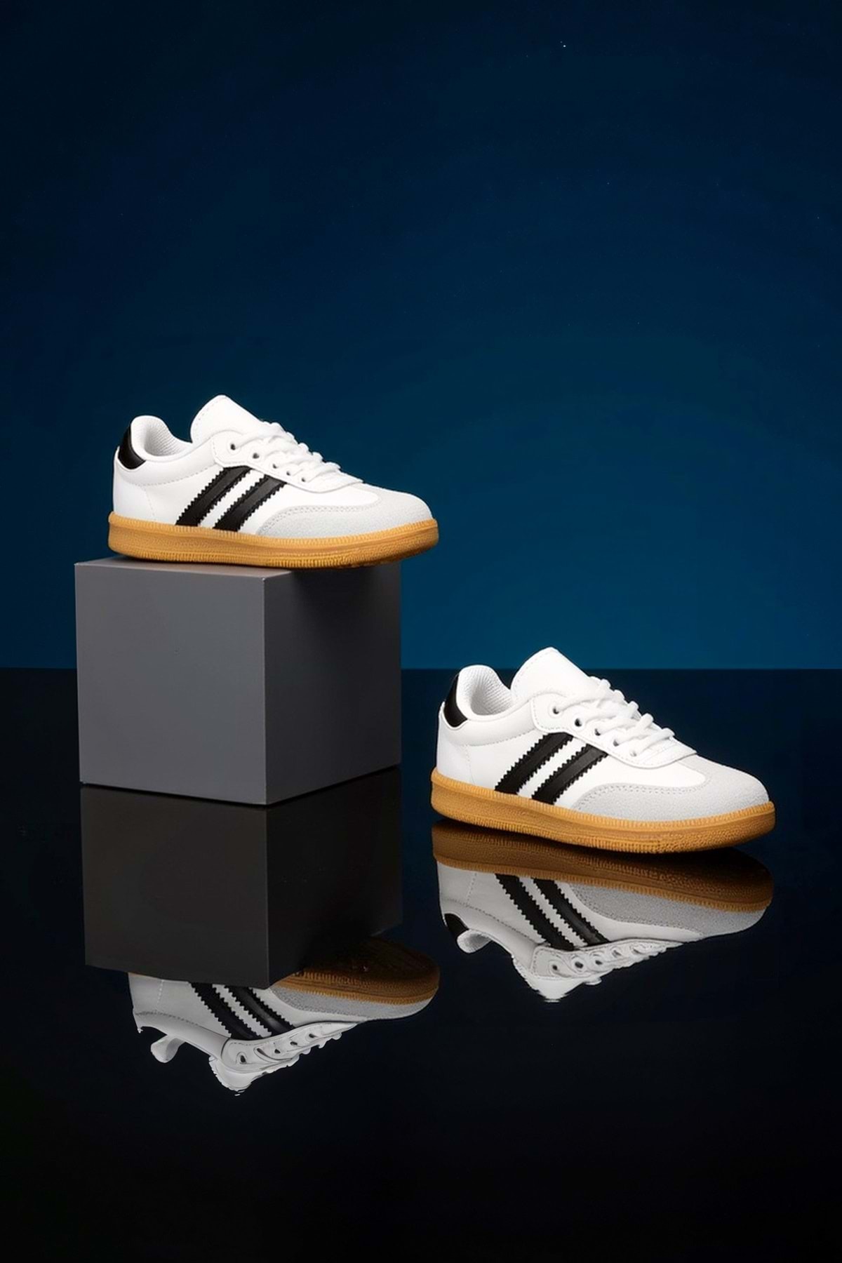 Dark Seer DS ChaCha Kids Beyaz Siyah Çocuk Sneaker fotoğrafı 2 (önizleme)